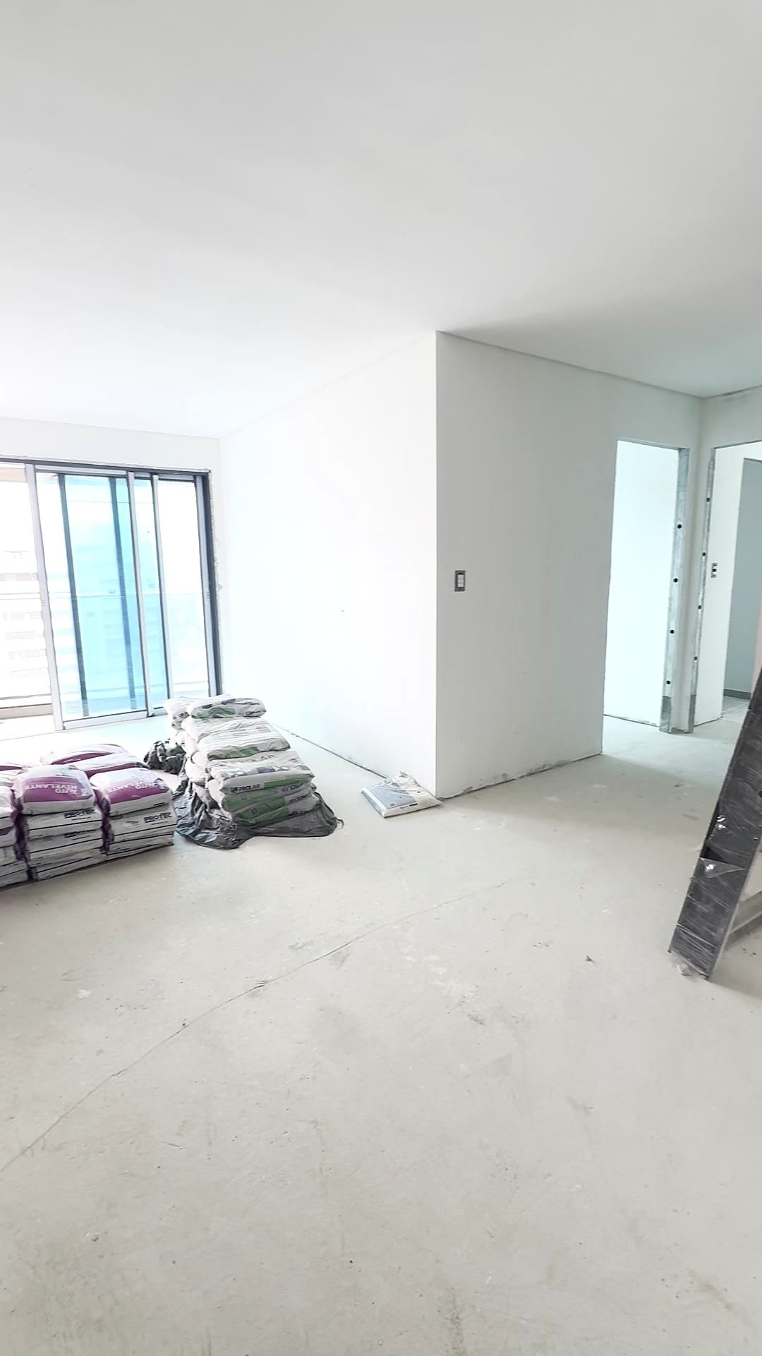 Sala em obra