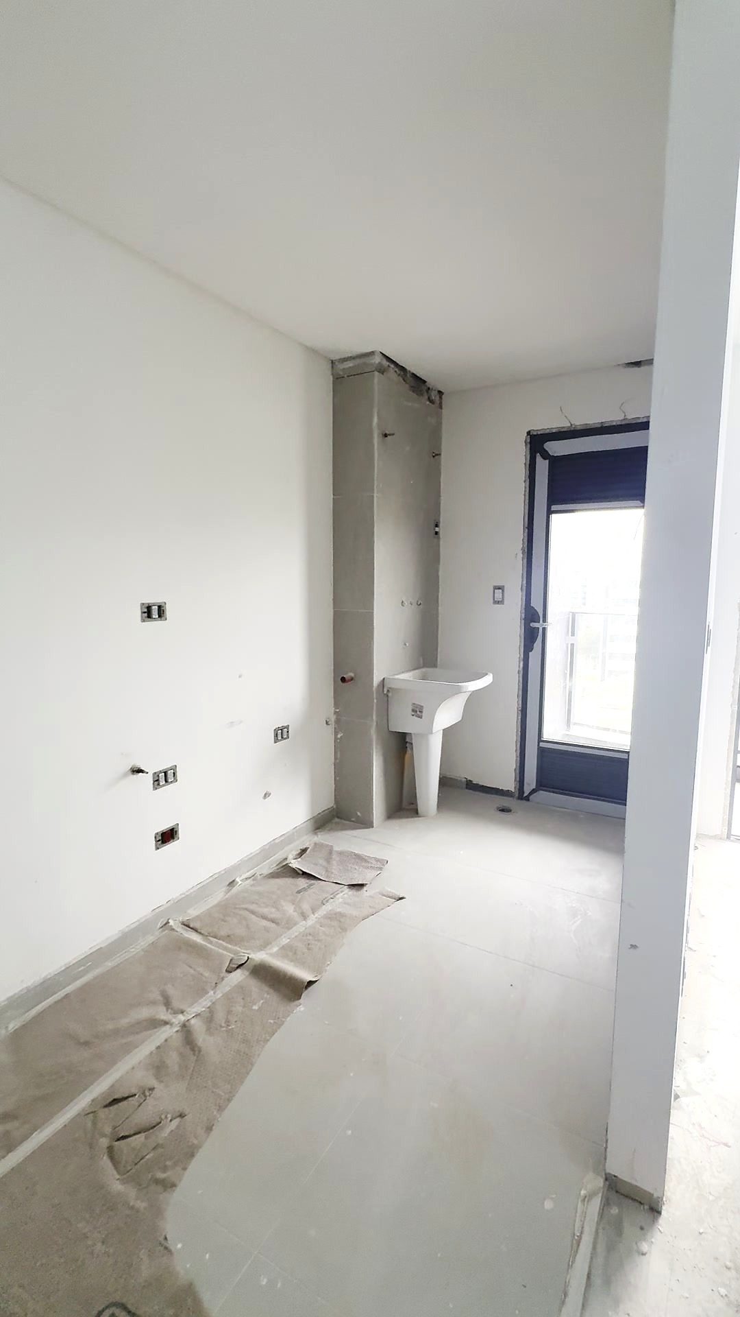 Área de serviço em obra